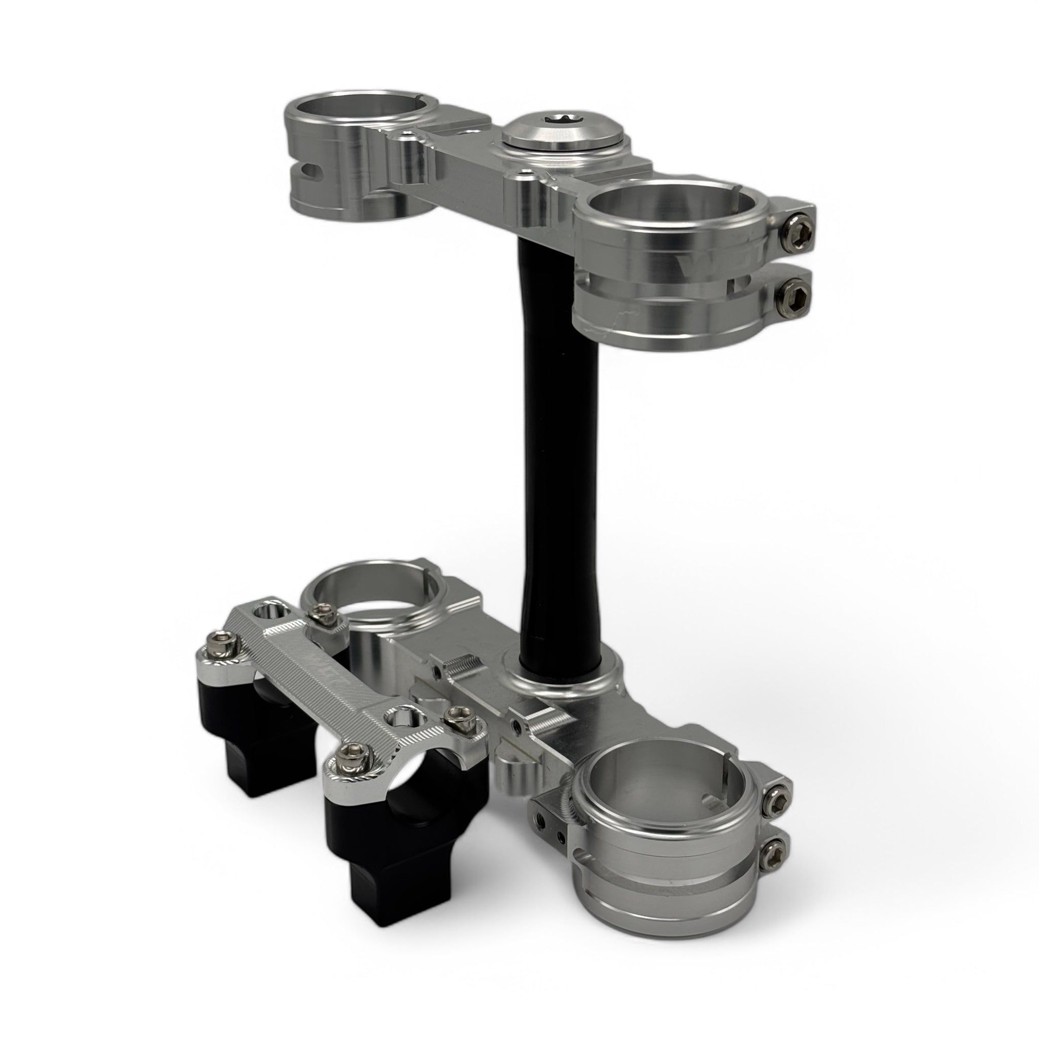 WGT silver ultra bee triple clamps