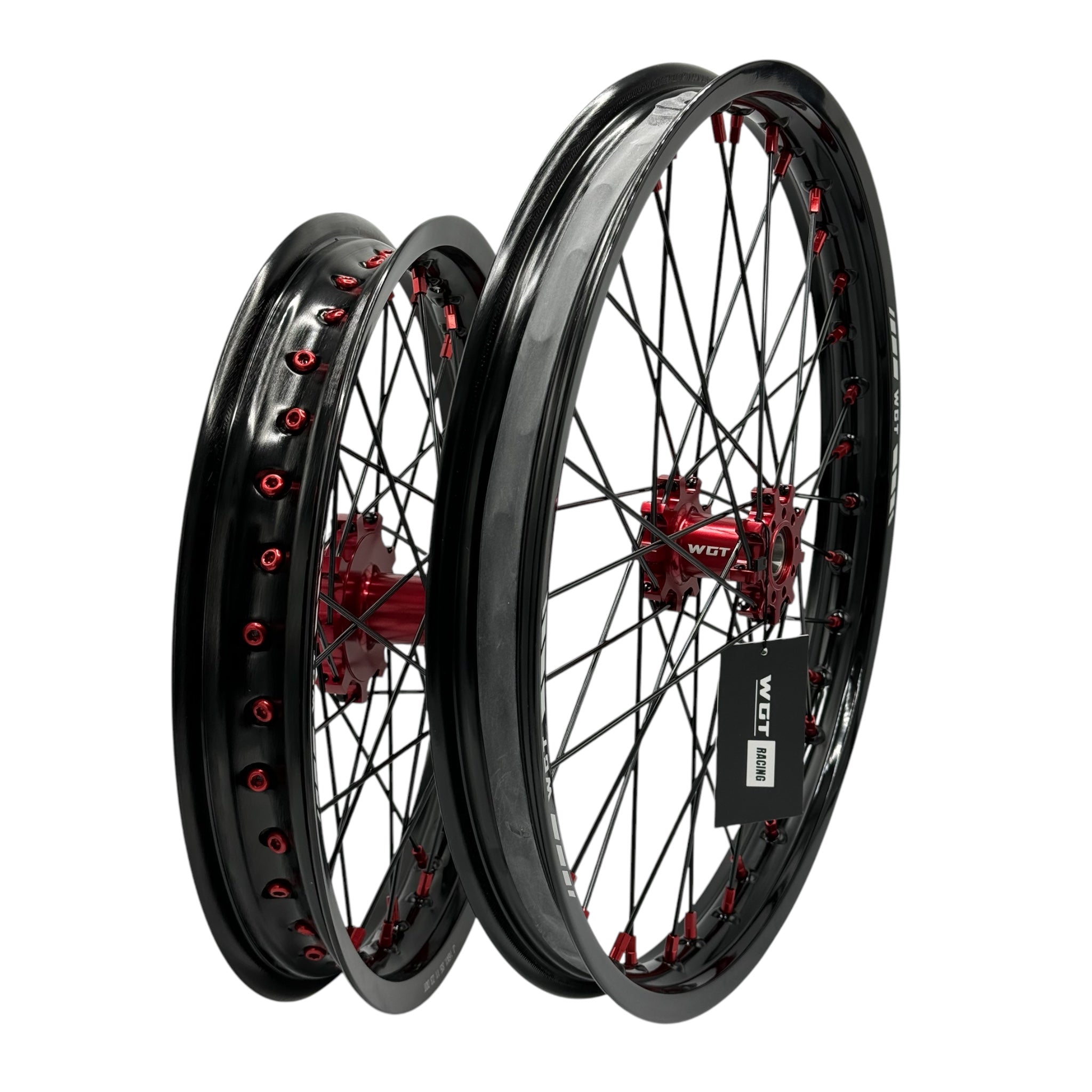 V2 RED 19x16 Surron wheel set