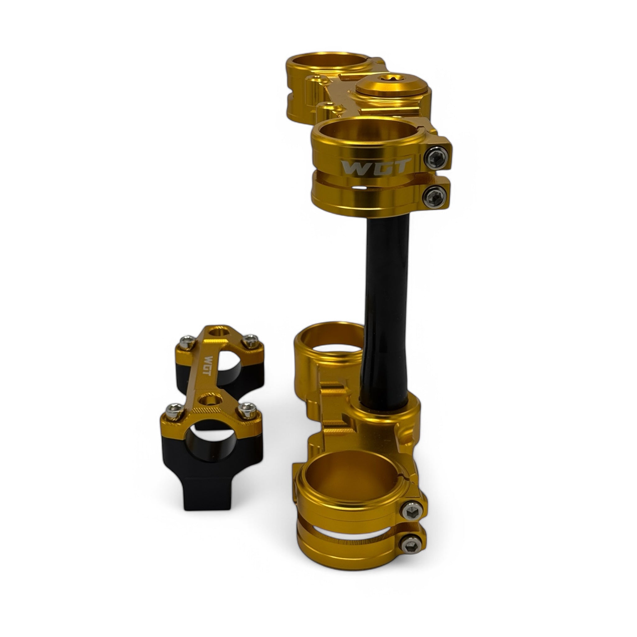 WGT Gold ultra bee triple clamps