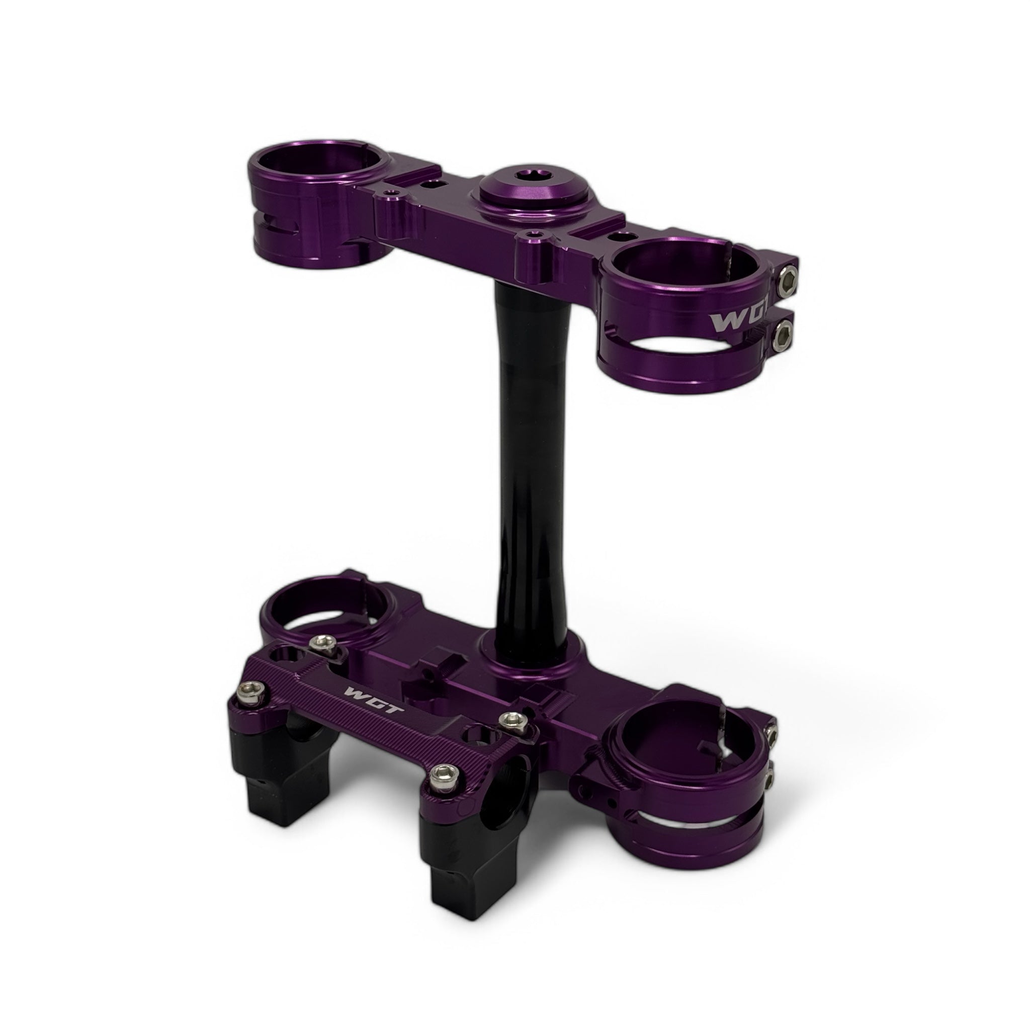 WGT purple ultra bee triple clamps