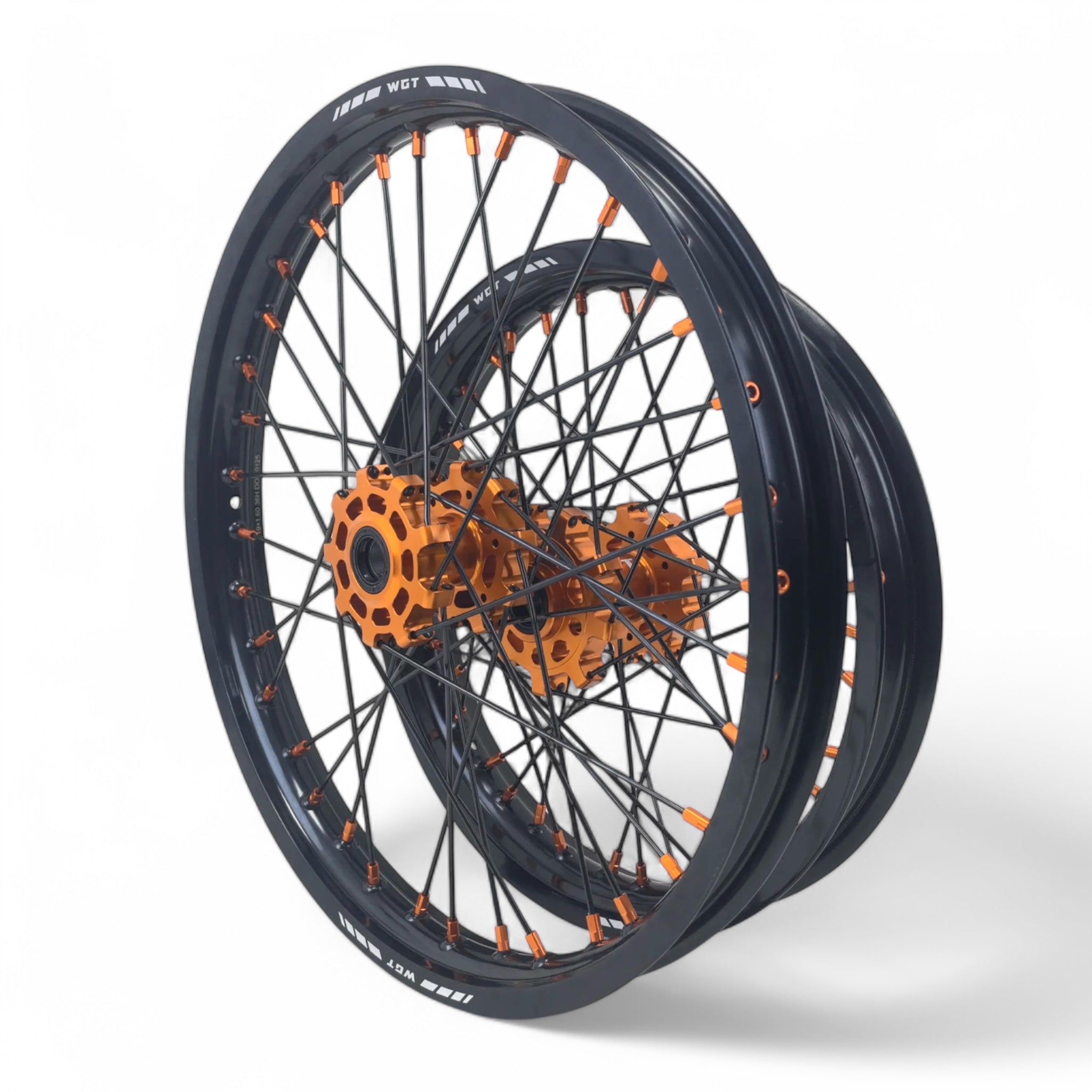 Orange WGT Mx5 19x16 wheel-set