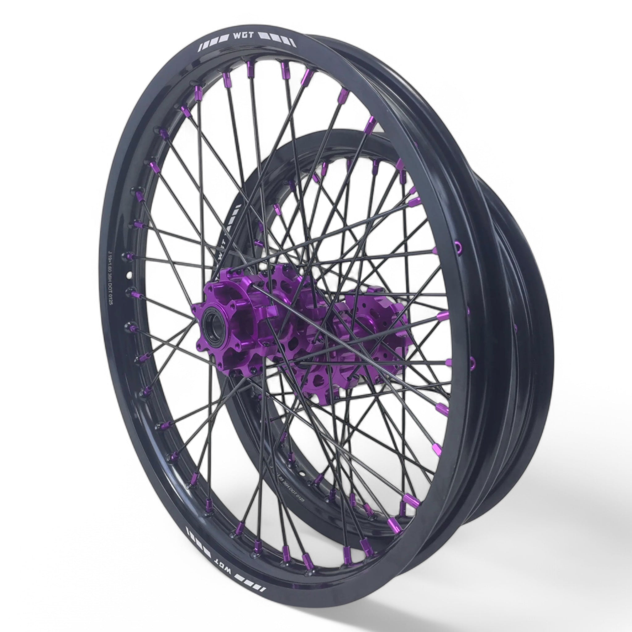 Purple WGT Mx5 19x16 wheel-set
