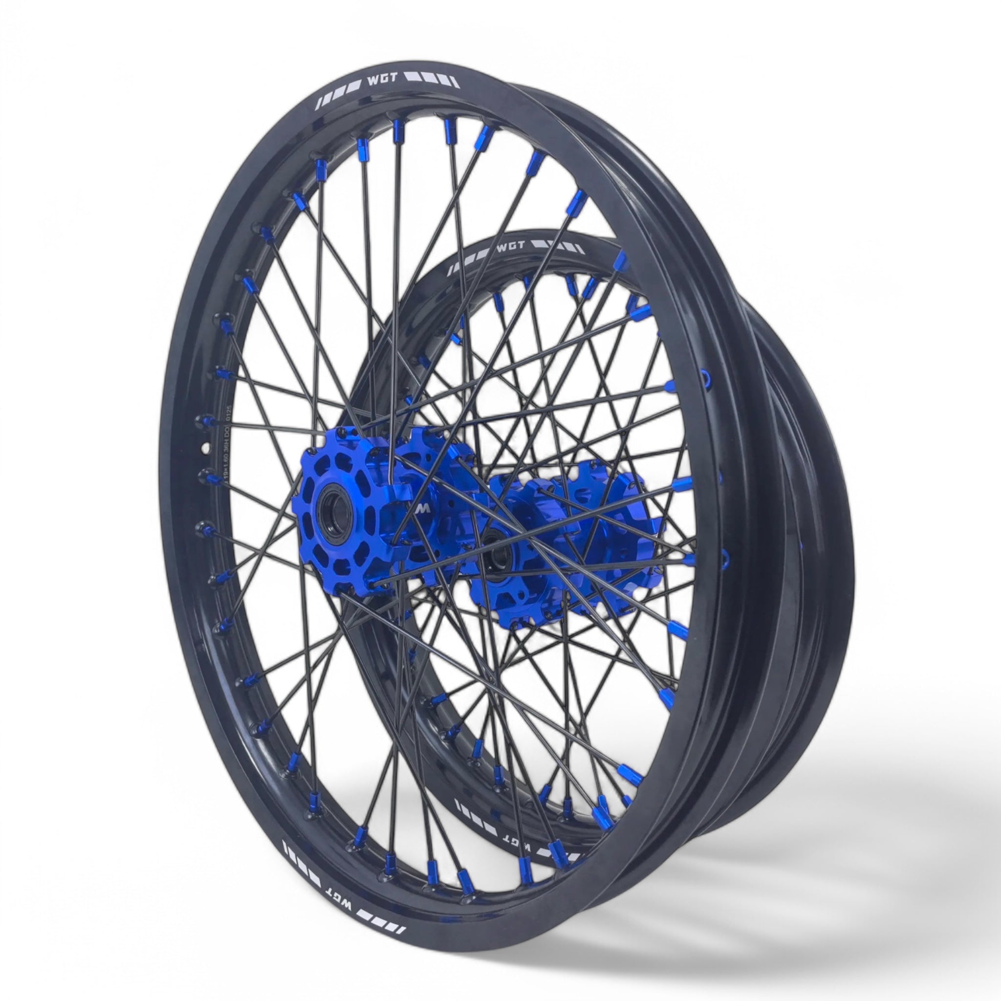 Blue WGT Mx5 19x16 wheel-set