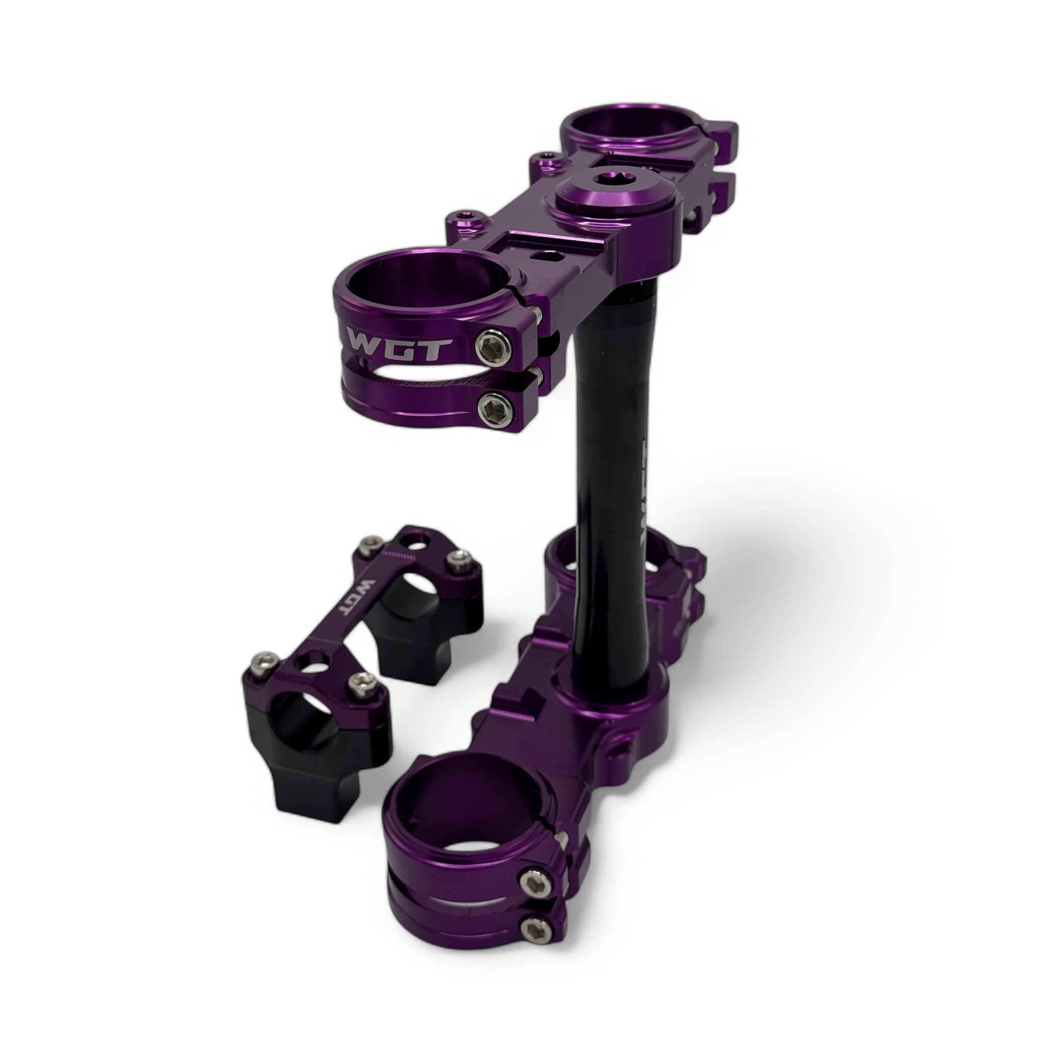 WGT purple ultra bee triple clamps