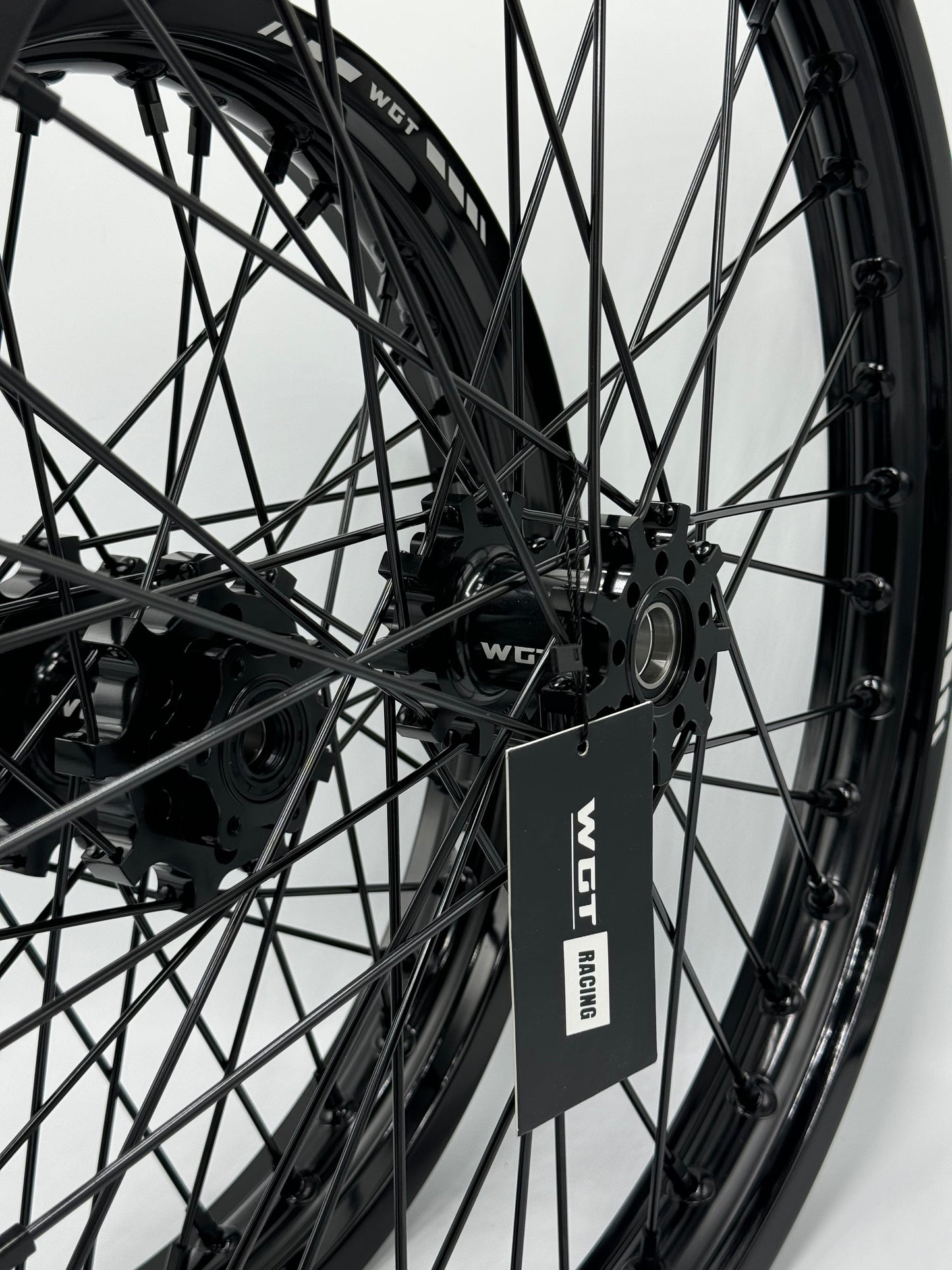 V2 black 19x16 Surron wheel set