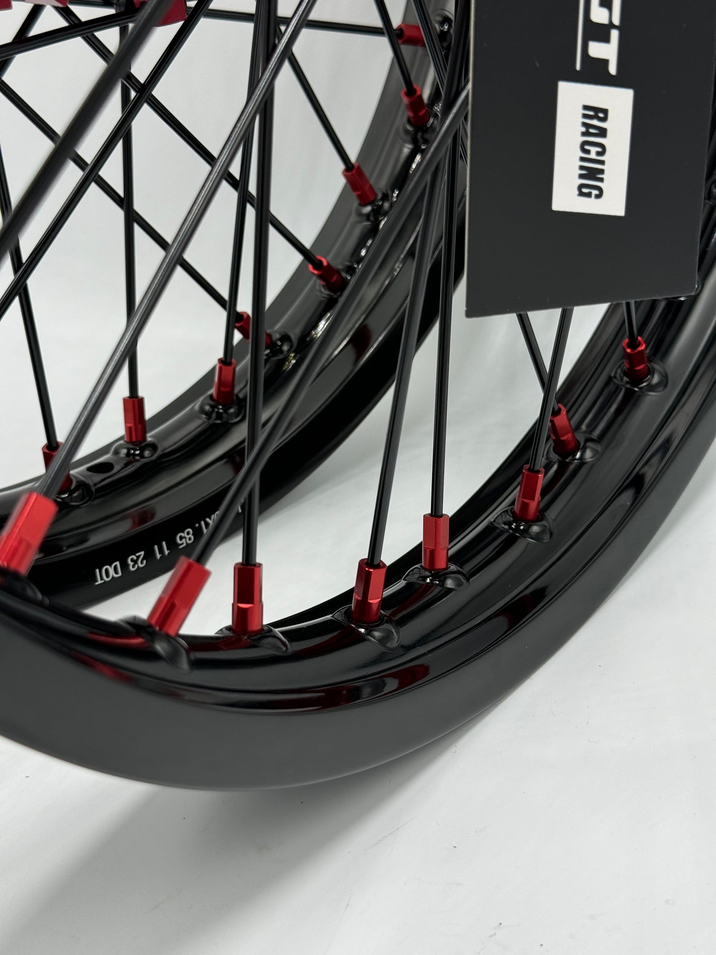 V2 RED 19x16 Surron wheel set