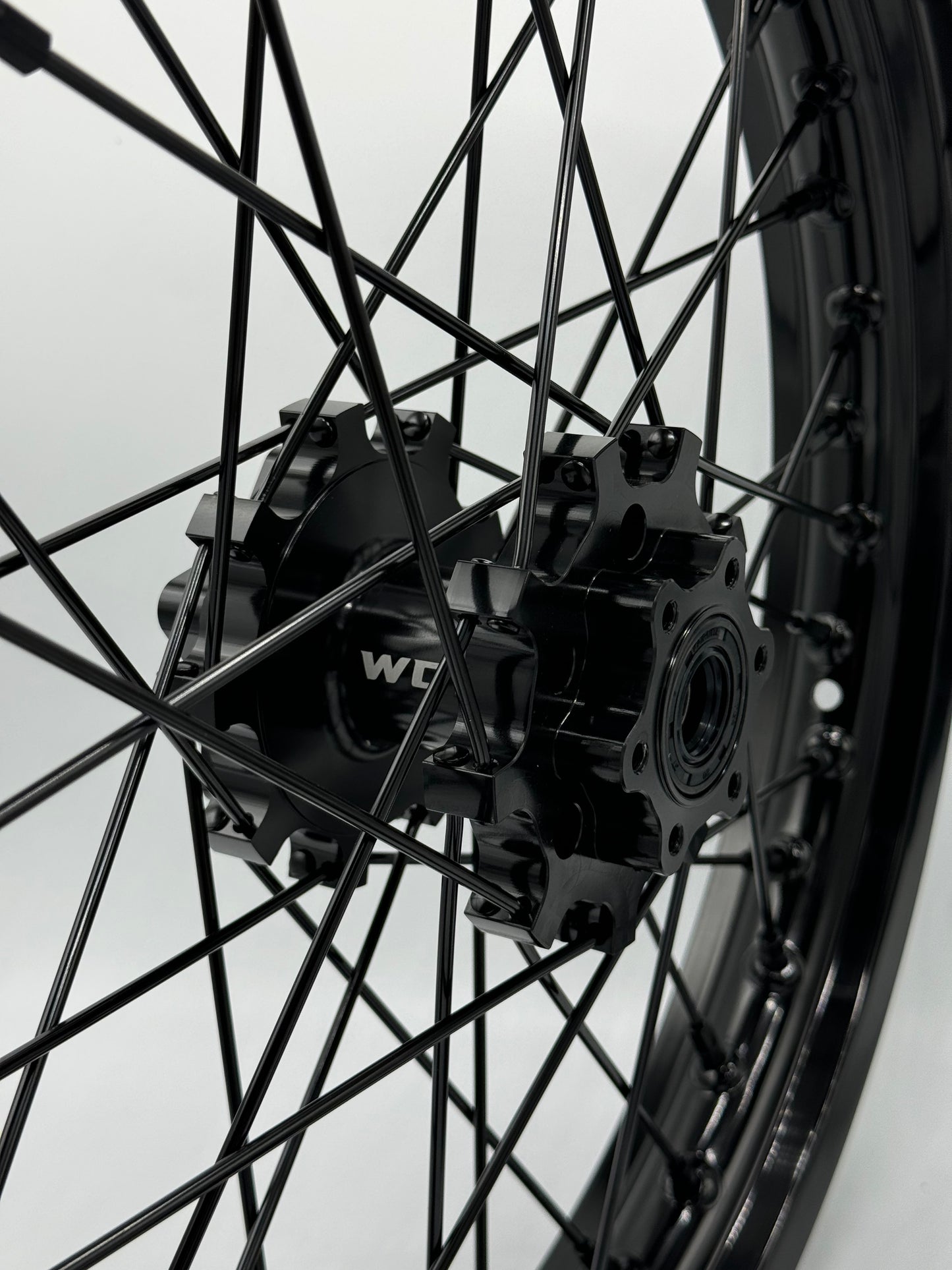 V2 black 19x16 Surron wheel set