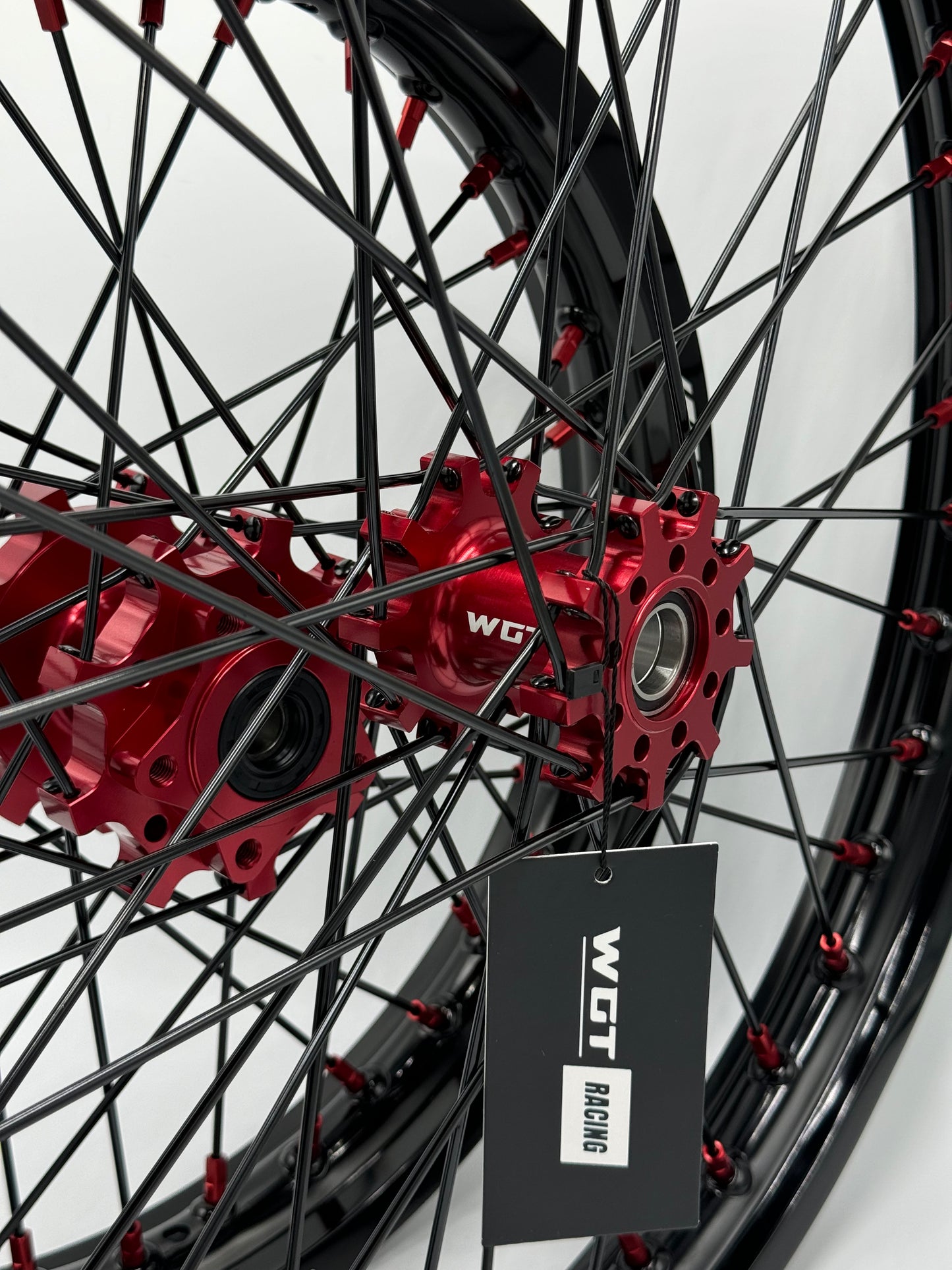 V2 RED 19x16 Surron wheel set