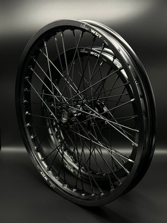 V2 black 19x16 Surron wheel set