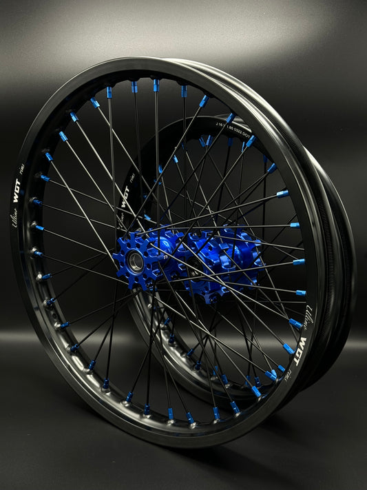 V2 blue 19x16 Surron wheel set