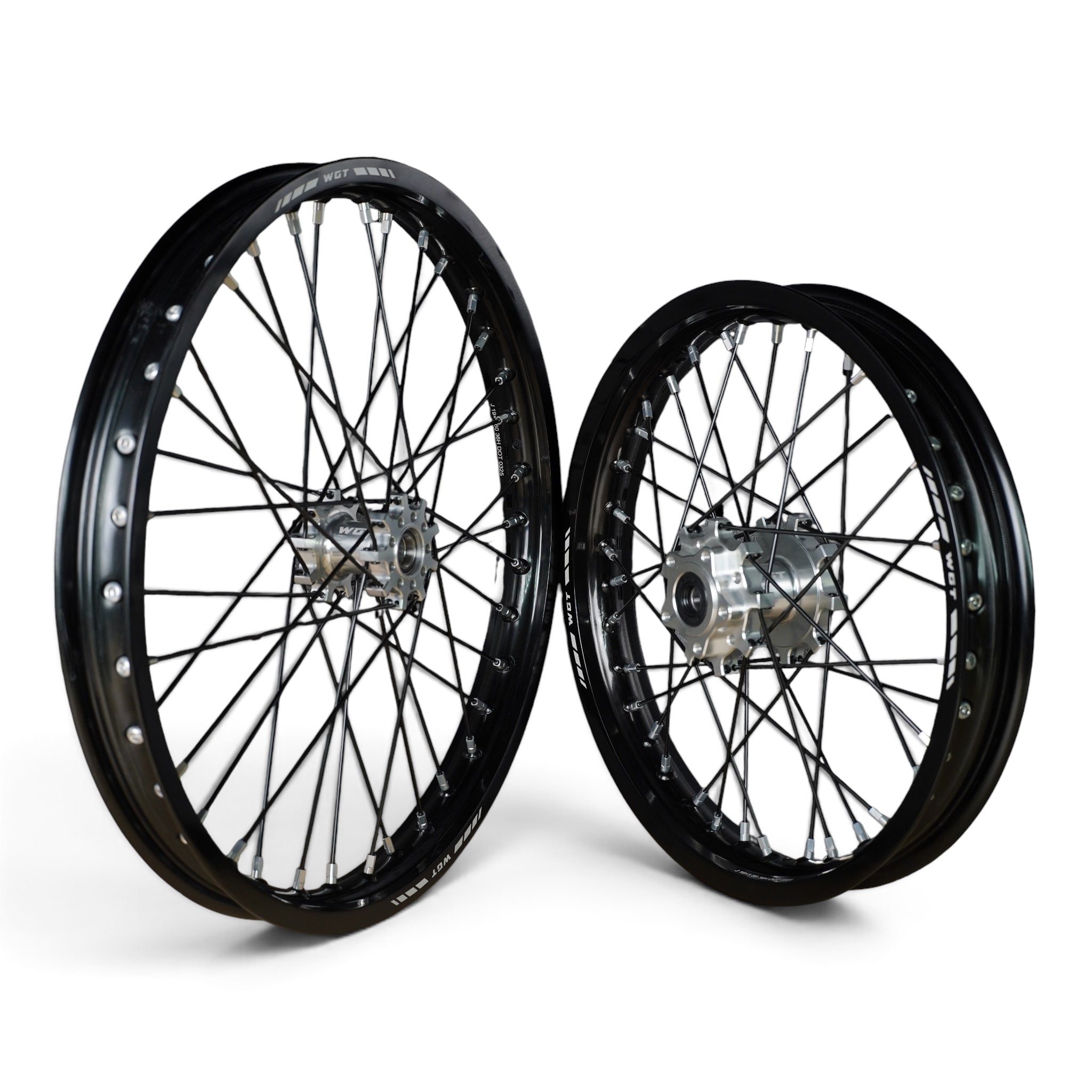 V2 silver 19x16 Surron wheel set