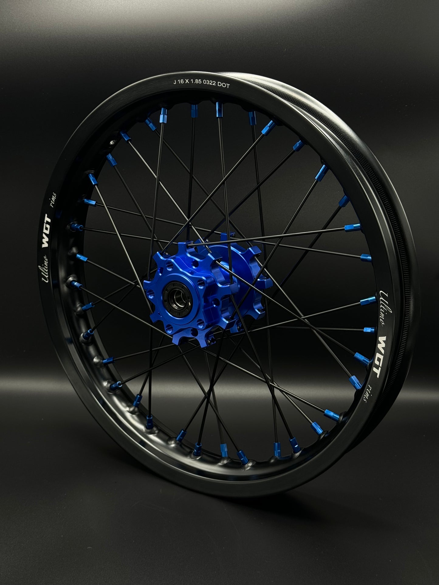 V2 blue 19x16 Surron wheel set