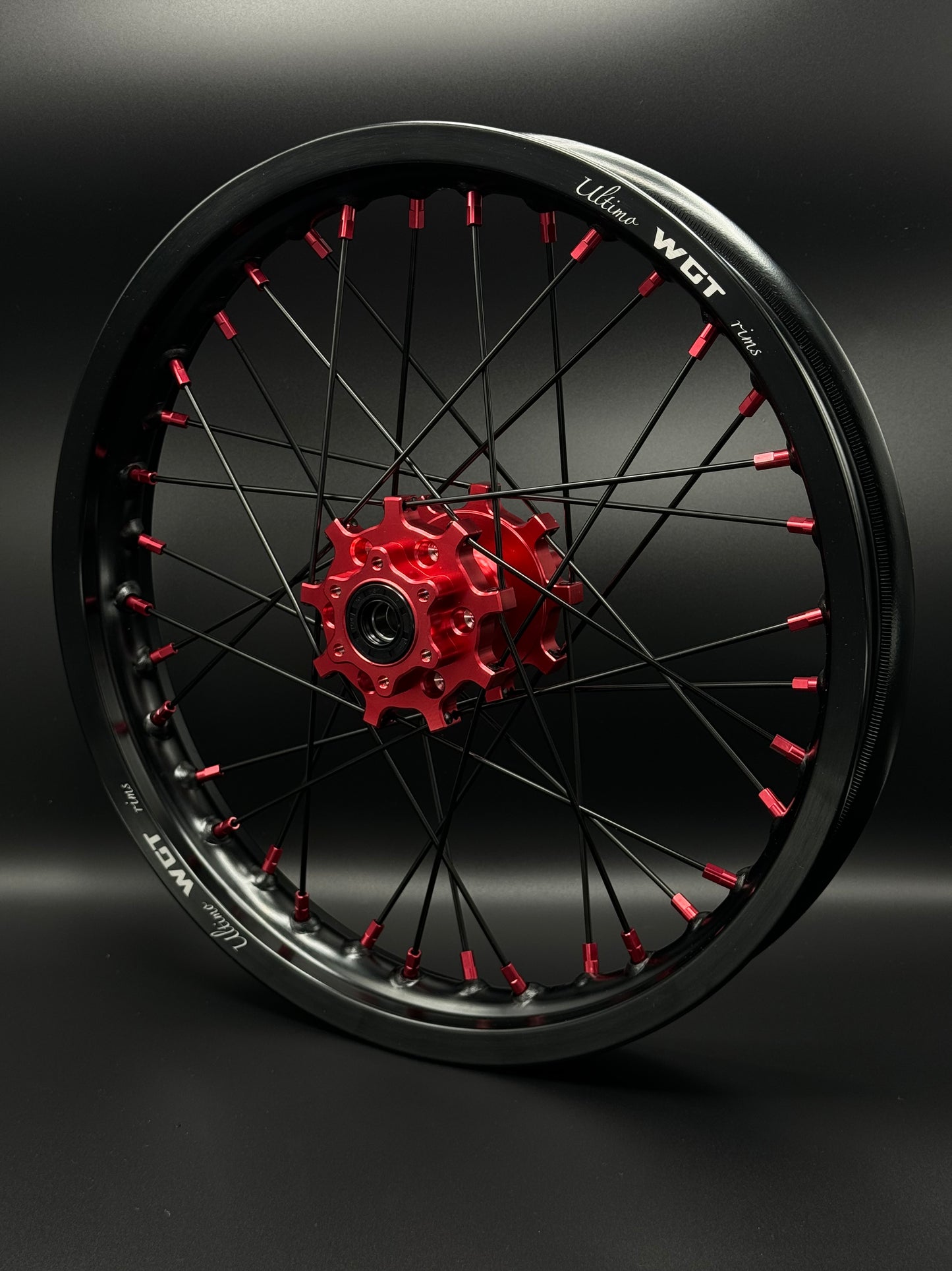 V2 RED 19x16 Surron wheel set