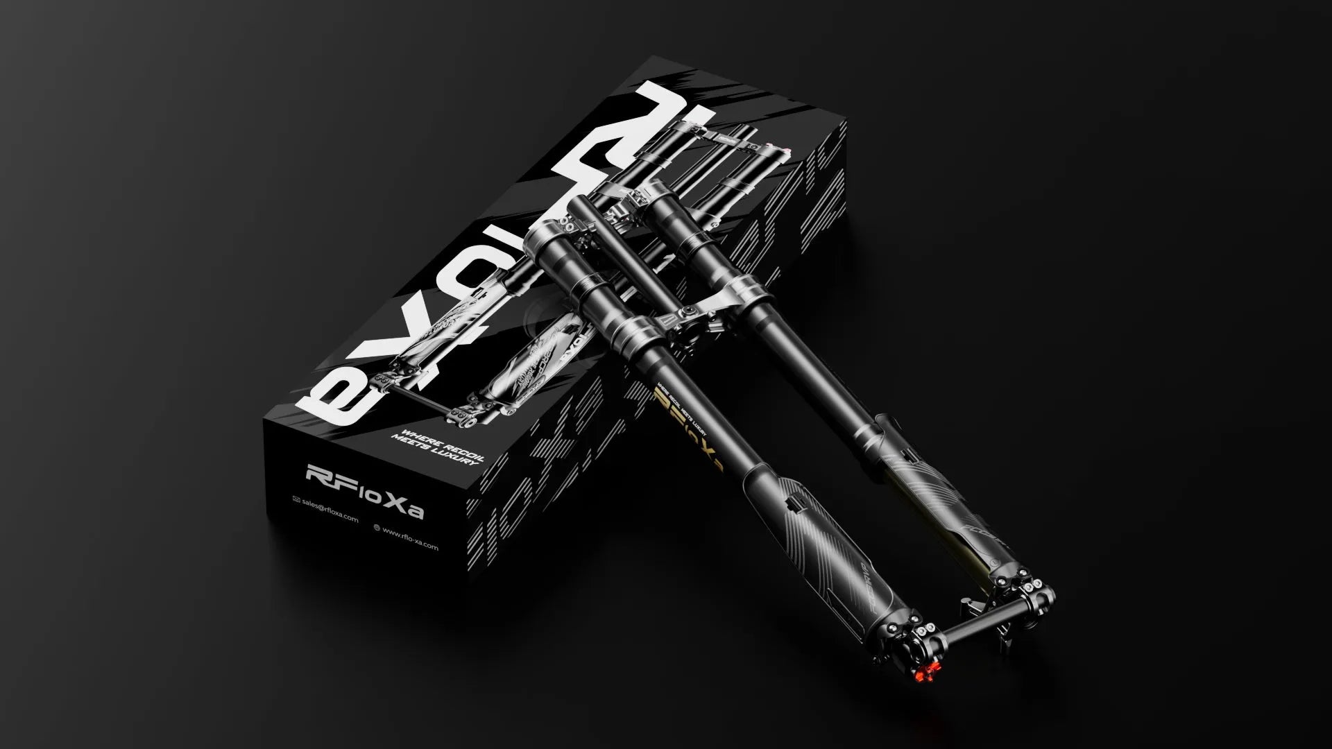 RFLOXA HAWK32 PRO front fork detail