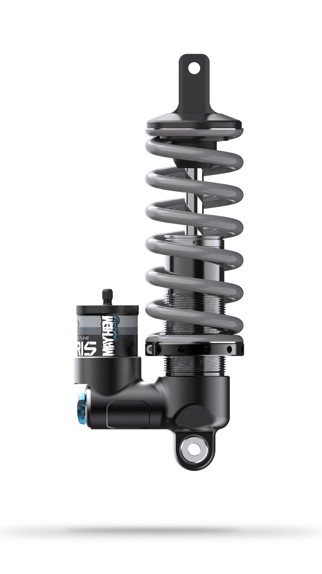 Sirris R46 Mayhem Racing Tune rear shock, left side